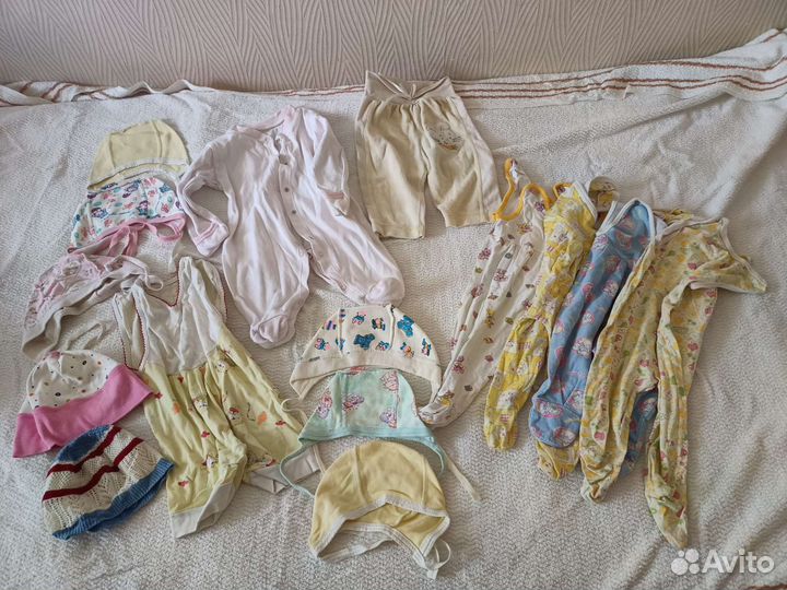 Вещи пакетом на девочку от 0 до 1 года