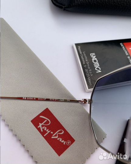 Очки ray ban octagonal голубые