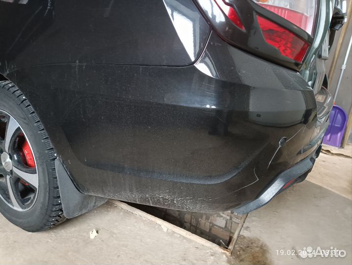 Задний бампер LADA granta фл седан