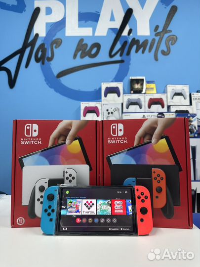Nintendo Switch oled Прошитая (игры бесплатно)
