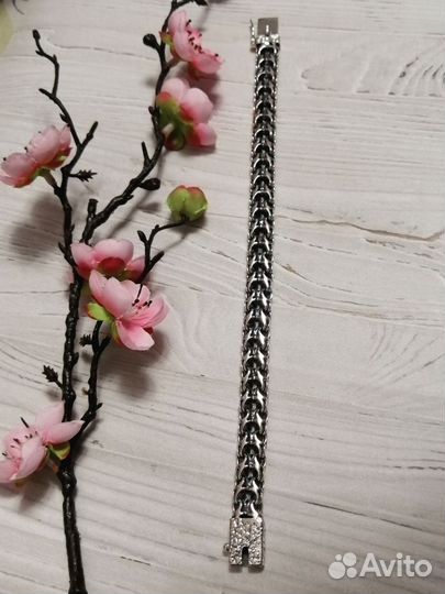 Браслет Рамзес 49гр серебро 925 пробы