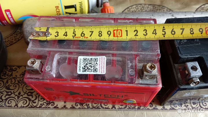 Аккумулятор для мотоцикла бу