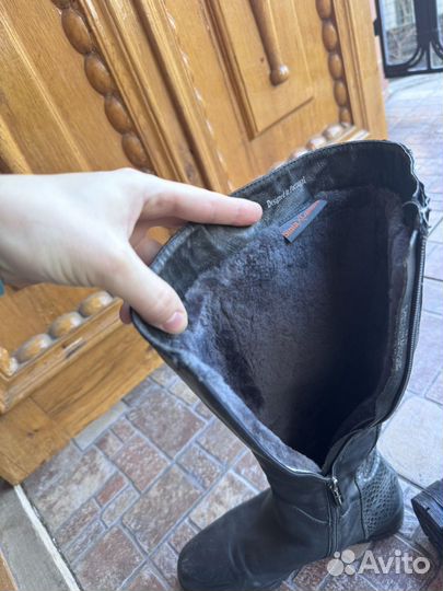 Сапоги женские натуральная кожа зимние 38