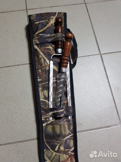 Набор шампуров колчан комуфляж 50см