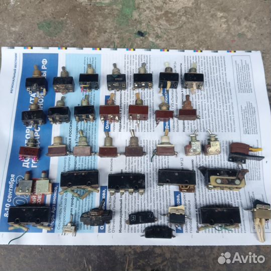 Тумблеры СССР разные