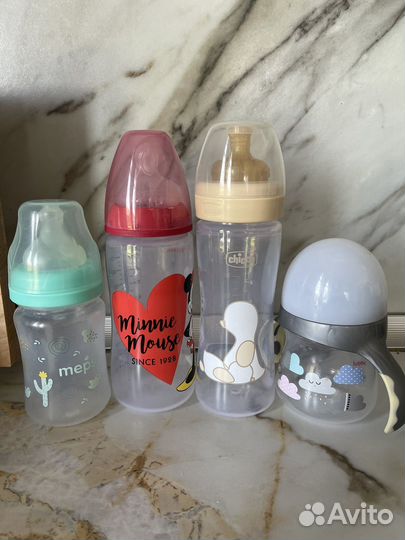 Бутылочки для кормления chicco nuk mepsi lubby