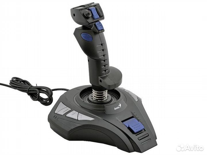 Джойстик Genius MetalStrike Pro с виброотдачей USB