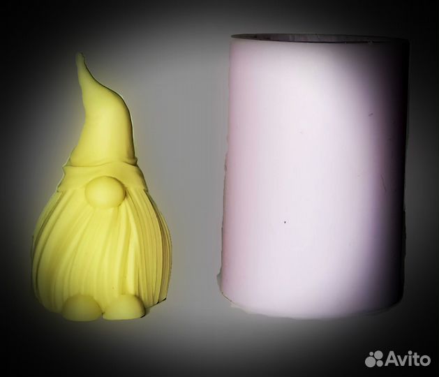 Силиконовая форма молд для изготовления свечей