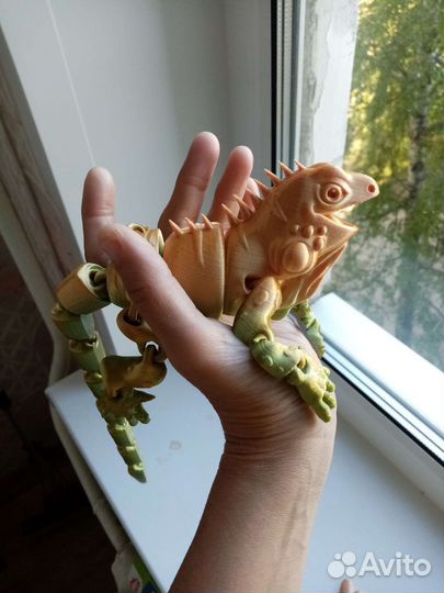 Варан - игрушка на зд принтере