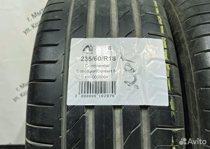 Continental ContiSportContact 5 235/60 R18 94Y