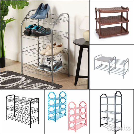 Этажерка обувница для обуви банкетка
