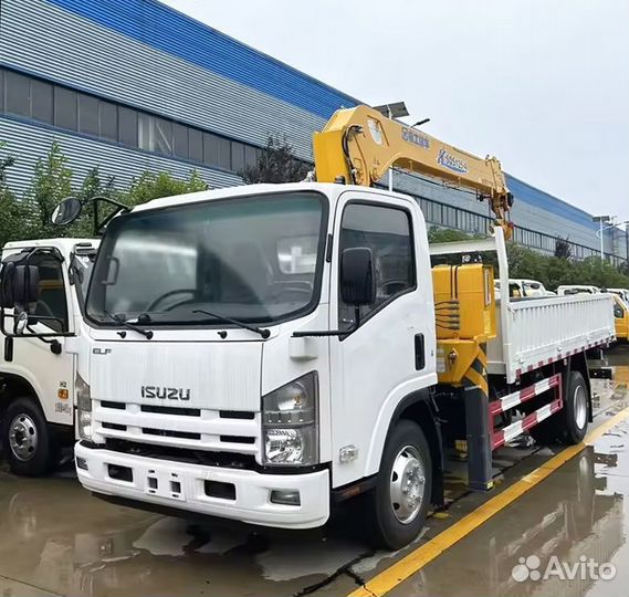 Isuzu Elf с КМУ, 2024