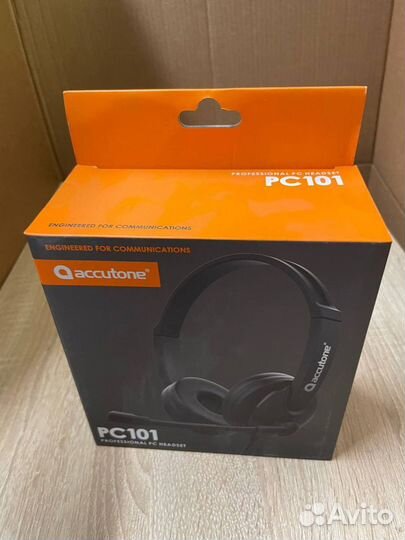 Accutone PC101 2*3.5 mm black Гарнитура для компью