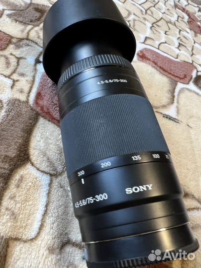 Объектив Sony 75-300mm 4.5-5.6