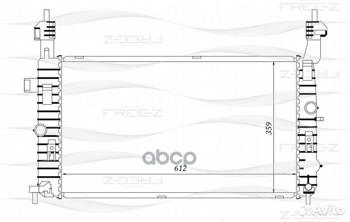 Радиатор KK0168 free-Z