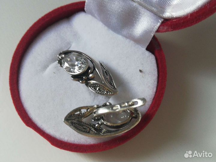 Серебряные серьги