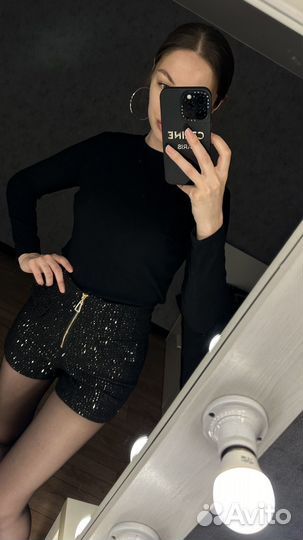 Твидовые шорты