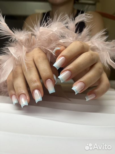 Маникюр наращивание центр