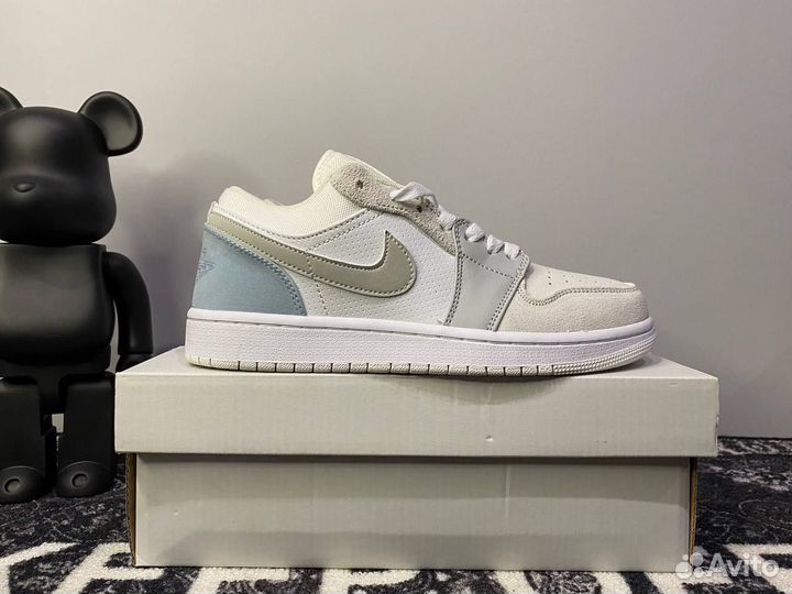 Кроссовки Nike Air Jordan 1 Low White Grey