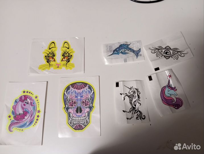 Детские переводные татушки