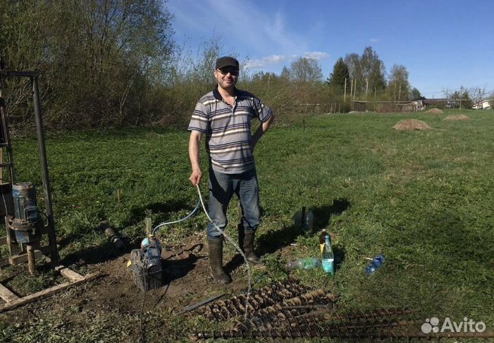 Садовая Колонка,забьем трубу на воду,Бурение колон