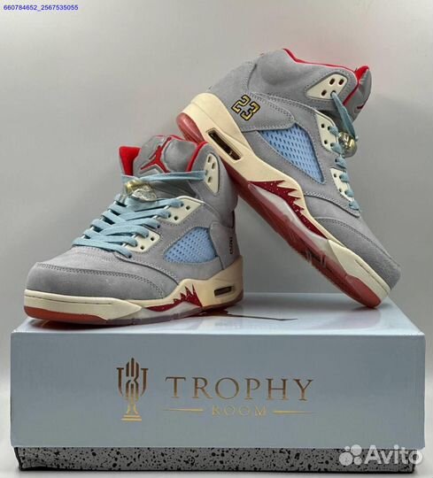 Кроссовки Trophy Room x Air Jordan 5 (Арт.31698)