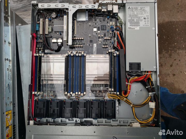 Сервер asus RS500-E8-PS4 (DDR4/650W/1U/nvme M.2)