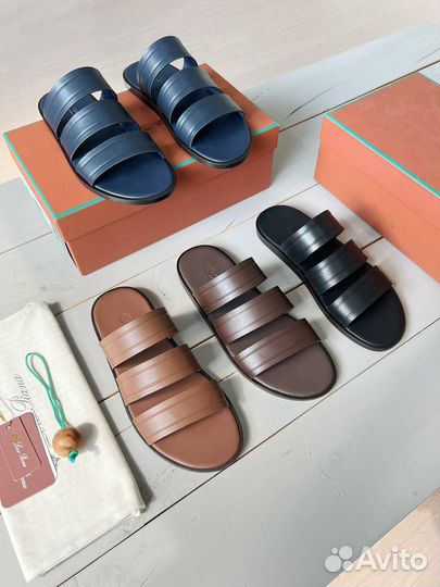 Мужские шлёпанцы loro piana