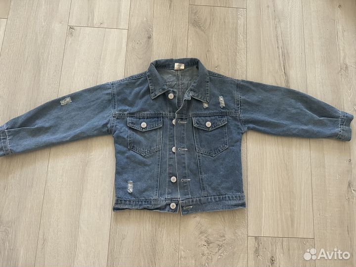 Джинсовая рубашка для девочки