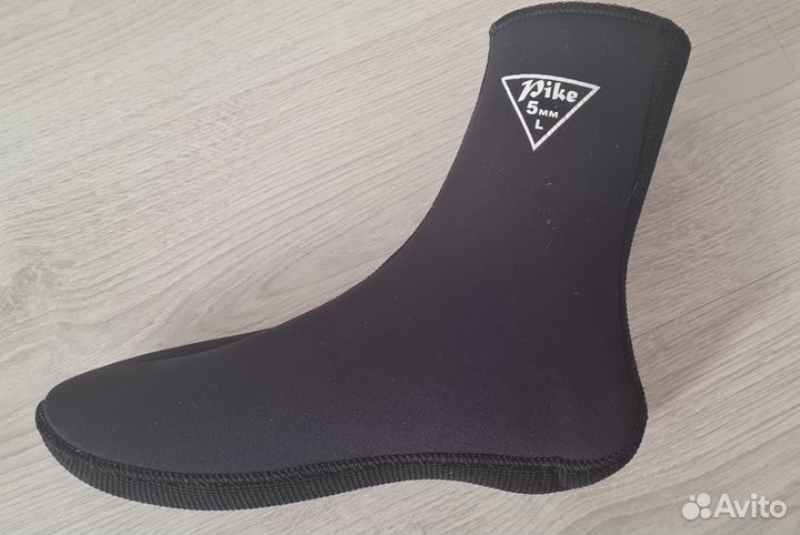 Неопреновые носки pike 5mm размер L