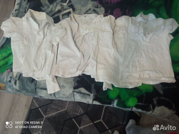 Блузка для девочки школьные разные размеры