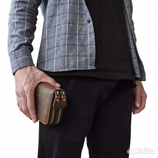 Мужское кожаное портмоне