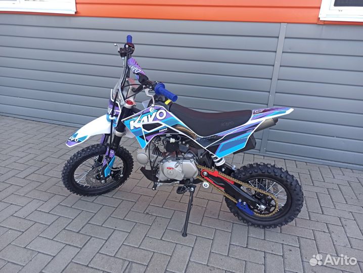 Питбайк kayo mini YX125EM 14/12 (механ. сцепл.)