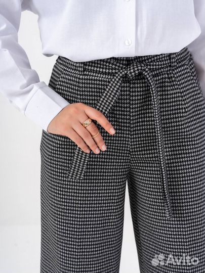 Женские зимние брюки палаццо