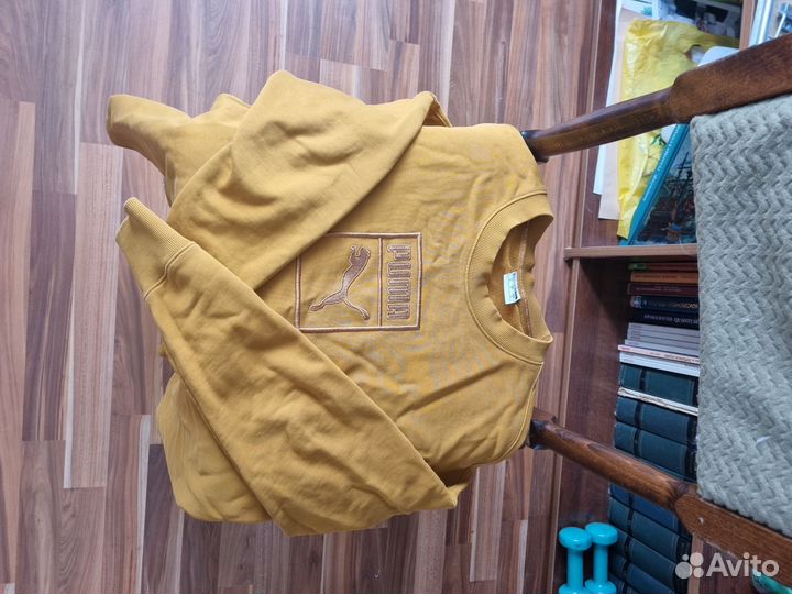 Свитшот бежевый Puma винтаж