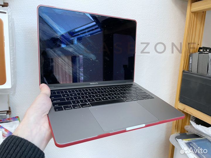 Чехол Накладка на Macbook Pro Air m1 бордовый