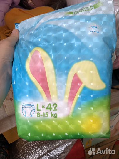 Памперсы детские 4