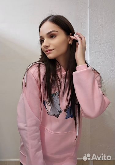 Худи с вышивкой Мой сосед Тоторо