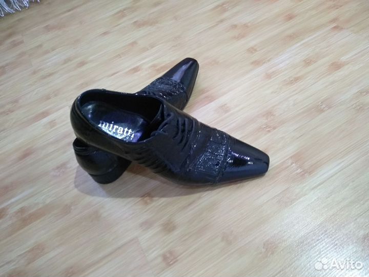 Туфли мужские кожа/лак