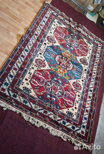 Дагестанский ковер конвойный, ручная работа