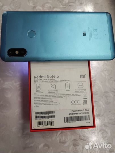 Телефон Xiaomi redmi note 5