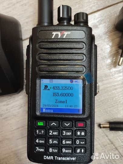 Рация TYT MD-UV390 plus 10W / DMR AES-256 type-C