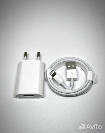 Зарядка на iPhone 5w + кабель USB-lightning