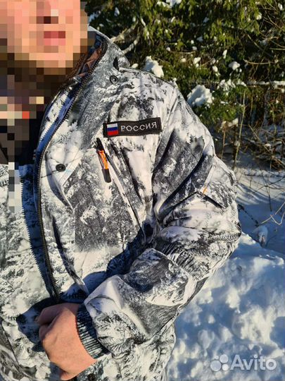 Костюм горка зимняя Белый лес