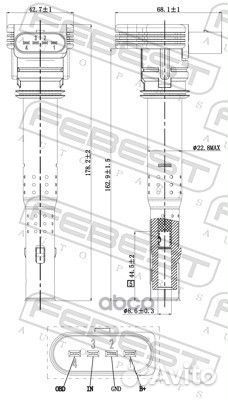 Катушка зажигания audi A6/avant 2005-2011 USA