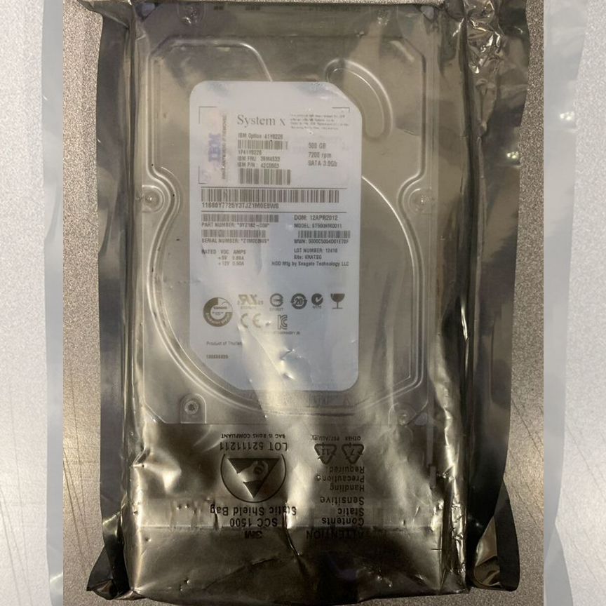 [39M4533] Жесткий Диск Ibm 500gb Sata3.5 39m4533