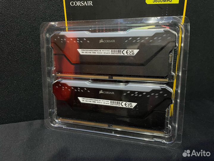 Оперативная память Corsair Vengeance 2x16gb