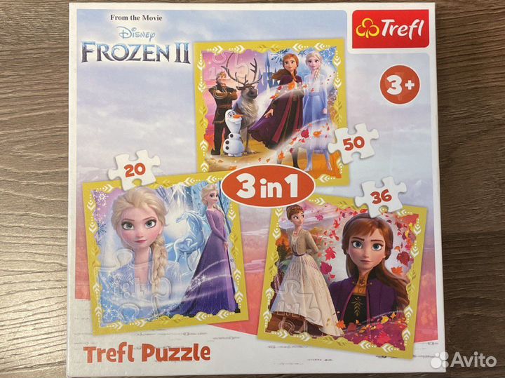 Пазл 3в1 Холодное сердце