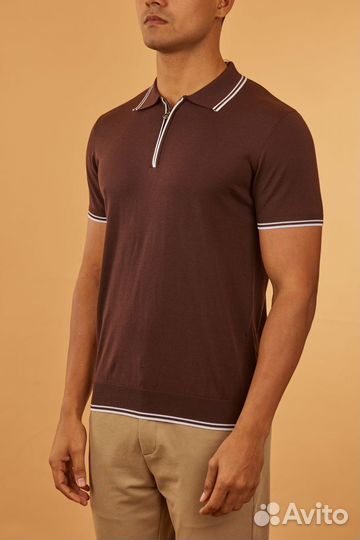 Поло Stefano Ricci с коротким рукавом премиум каче