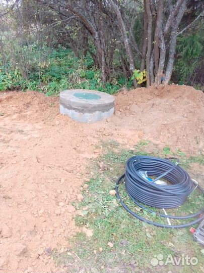 Копка колодцев септиков канализации под ключ